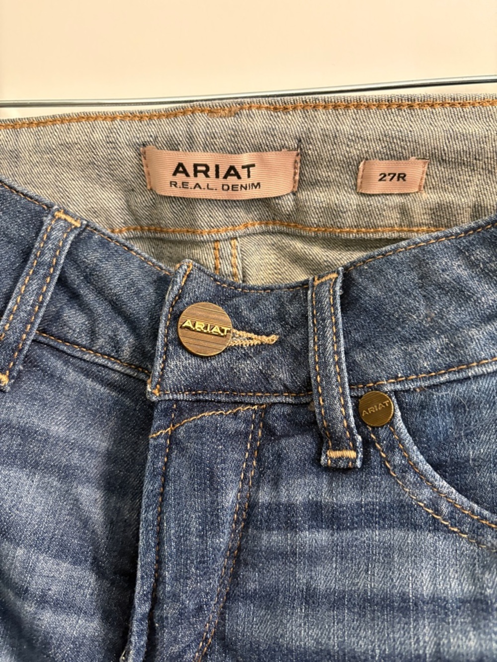 Ariat R.E.A.L. Denim Bootcut Jeans | Size 27R | Classic Western Fit